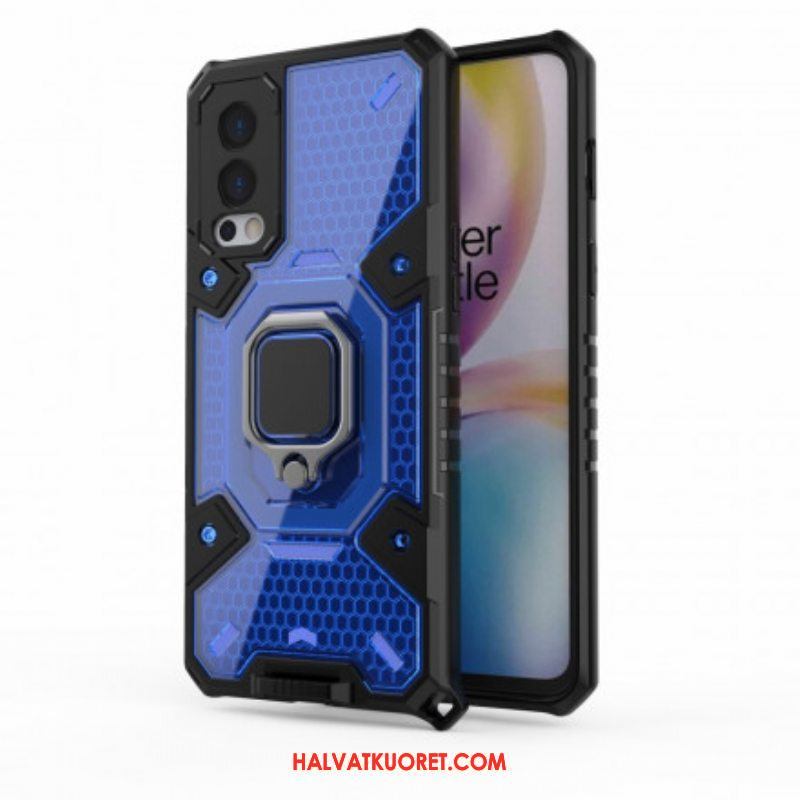 Case OnePlus Nord 2 5G Hunajakenno Renkaalla