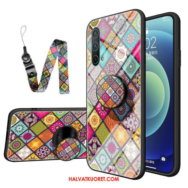 Case OnePlus Nord CE 5G Patchwork Magneettipidike