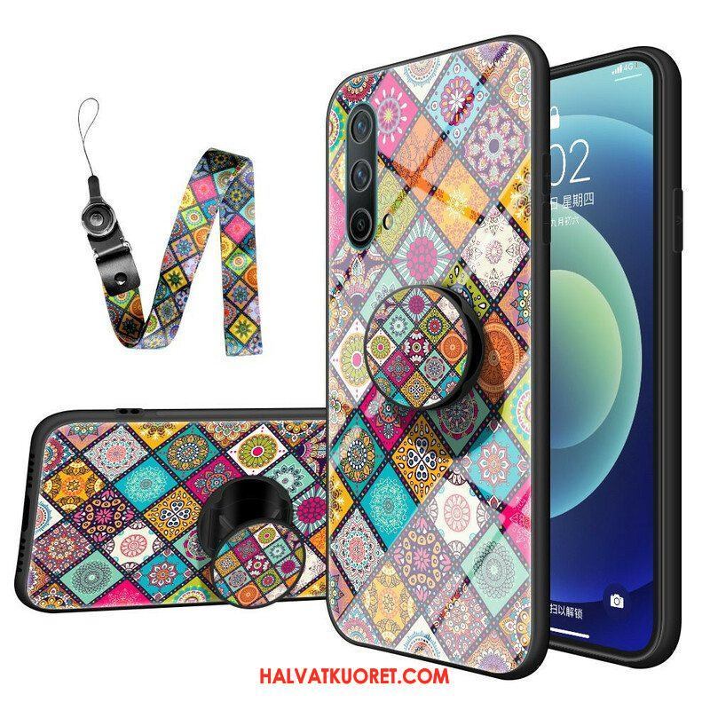 Case OnePlus Nord CE 5G Patchwork Magneettipidike