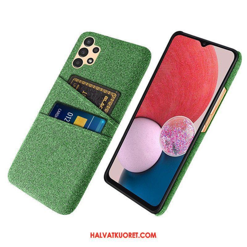 Case Samsung Galaxy A13 Korttipidikkeen Kangas