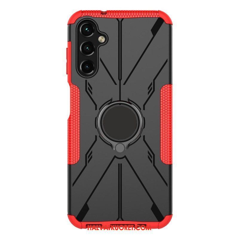 Case Samsung Galaxy A14 / A14 5G Kaksivärinen Rengastuki