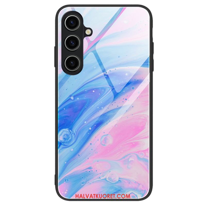 Case Samsung Galaxy A15 Puhelinkuoret Marmorityyppinen Karkaistu Lasi