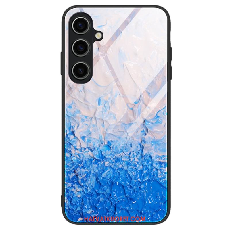 Case Samsung Galaxy A15 Puhelinkuoret Marmorityyppinen Karkaistu Lasi