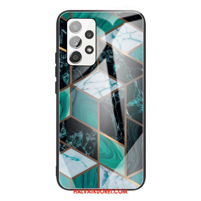 Case Samsung Galaxy A53 5G Geometria Marmori Karkaistu Lasi