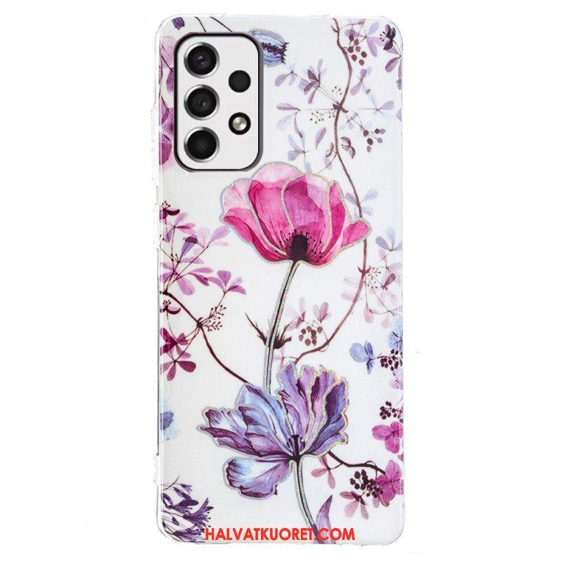 Case Samsung Galaxy A53 5G Marmoroidut Kukat