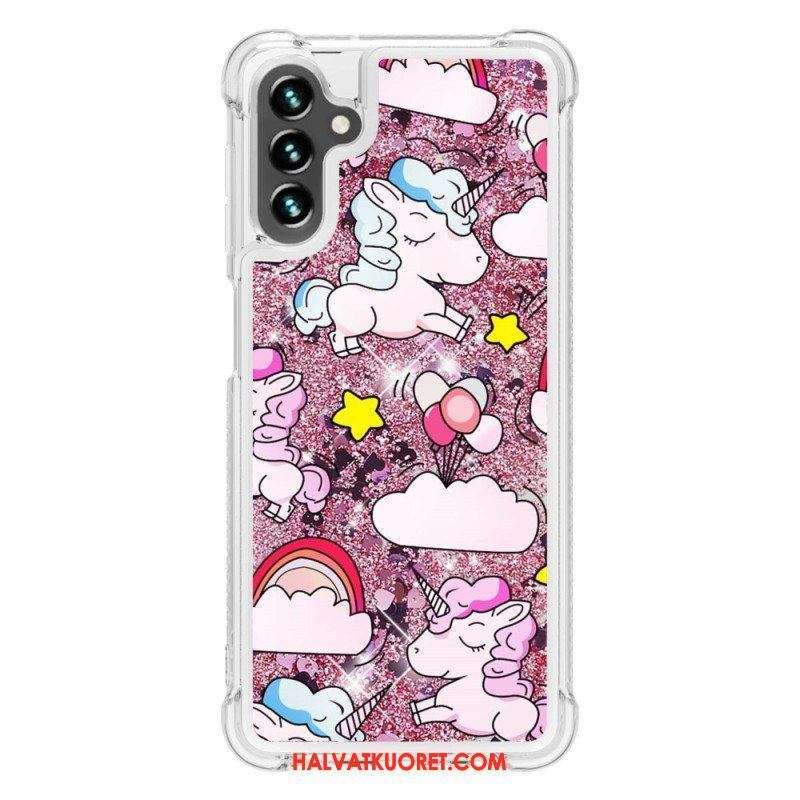 Case Samsung Galaxy A54 5G Kimaltelevat Yksisarviset