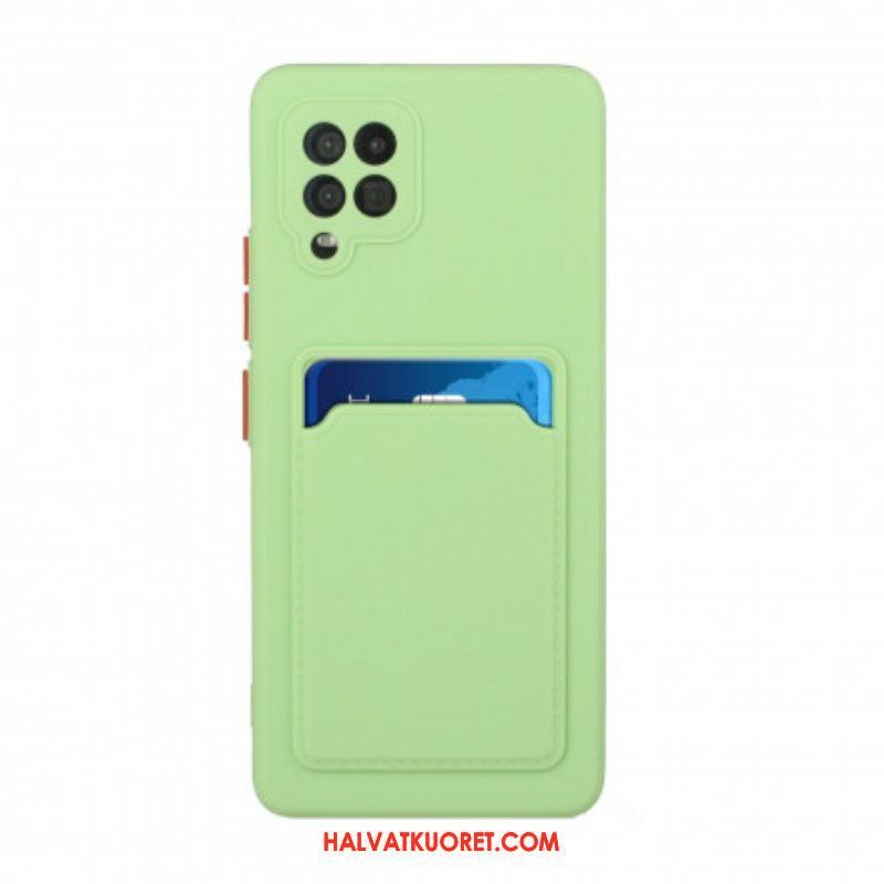 Case Samsung Galaxy M12 / A12 Silikoninen Korttikotelo