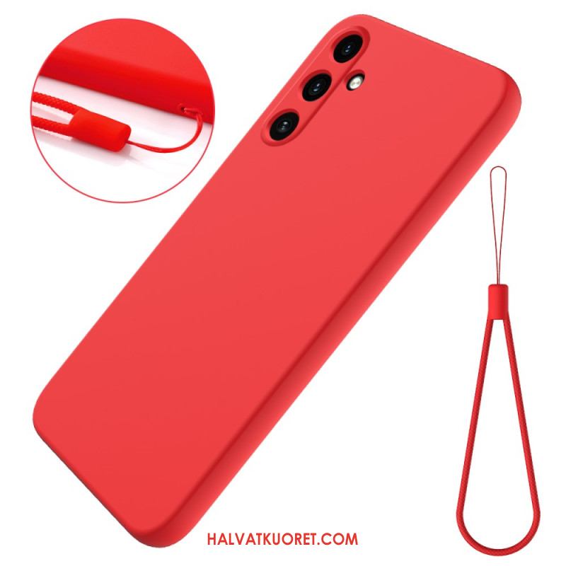 Case Samsung Galaxy M55 5g Puhelinkuoret Nestemäinen Silikonihihna