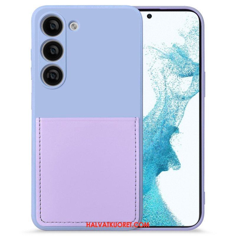 Case Samsung Galaxy S23 5G Nestemäinen Silikonikorttikotelo