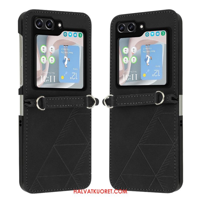 Case Samsung Galaxy Z Flip 5 Puhelinkuoret Keinonahkakolmiot