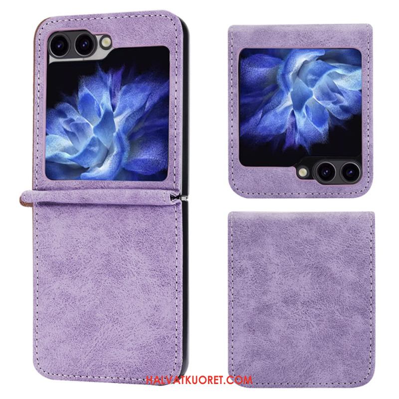 Case Samsung Galaxy Z Flip 6 Puhelinkuoret Keinonahkaa