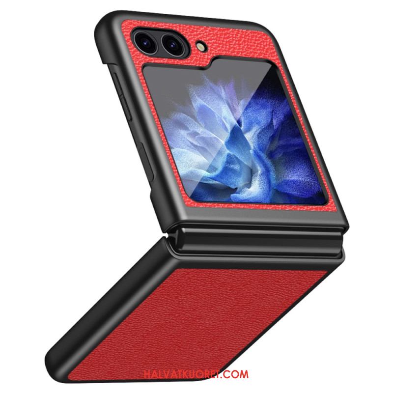 Case Samsung Galaxy Z Flip 6 Puhelinkuoret Litsi Keinonahkaa