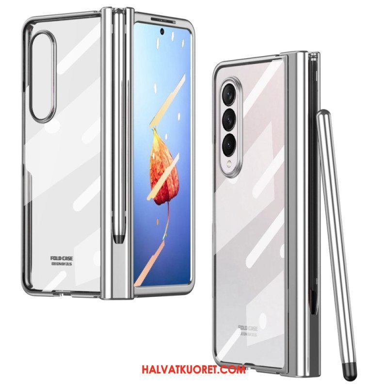 Case Samsung Galaxy Z Fold 4 Himmeä Kuori Kynällä