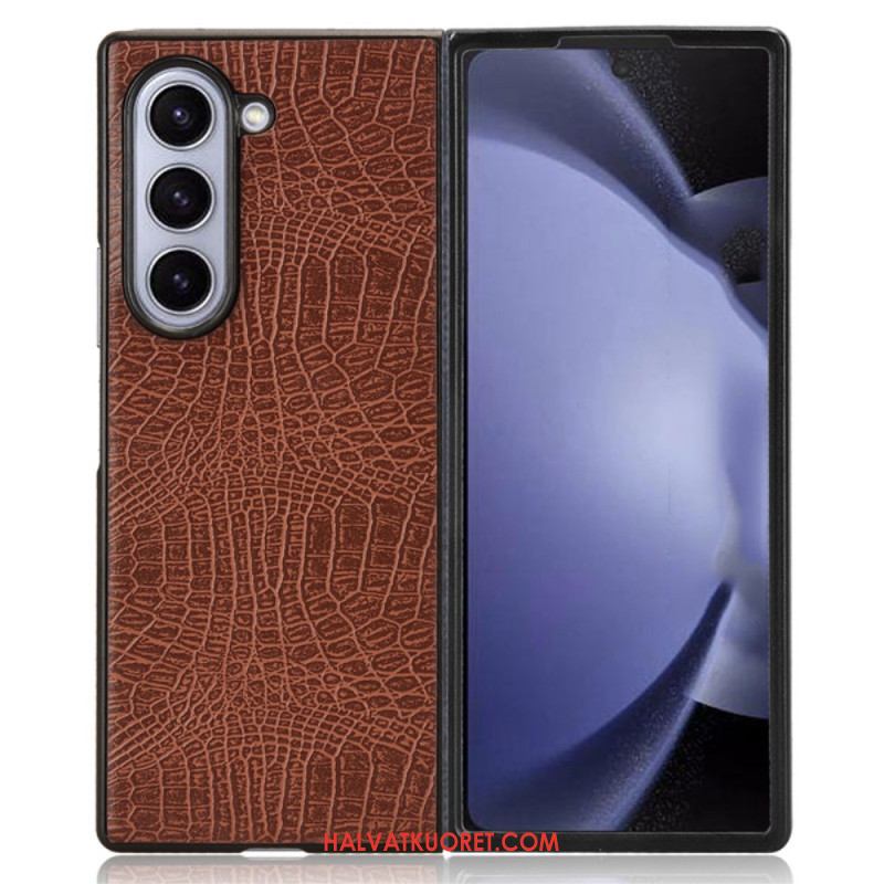 Case Samsung Galaxy Z Fold 6 Puhelinkuoret Nahkaefekti