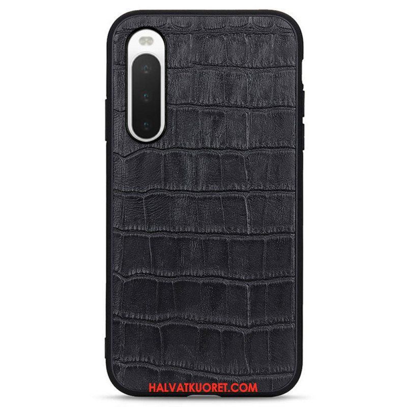 Case Sony Xperia 10 IV Aito Crocodile Texture -nahka