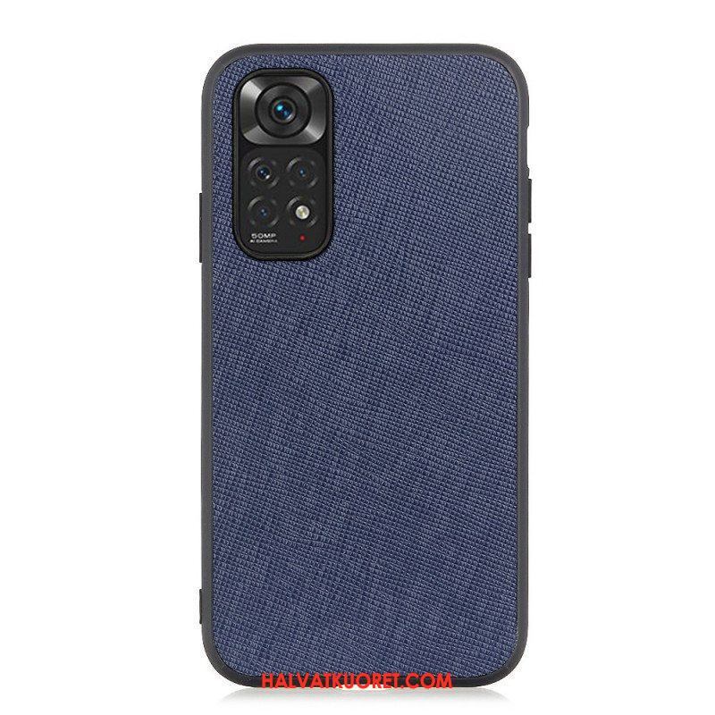 Case Xiaomi Redmi Note 11 / 11S Aitoa Teksturoitua Nahkaa