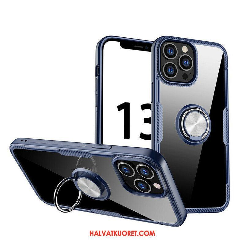 Case iPhone 13 Pro Max Hiilikuitumetallirengas