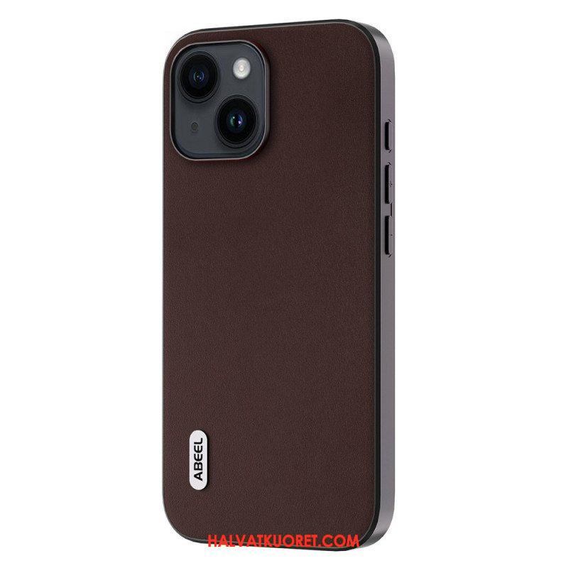 Case iPhone 15 Plus Aitoa Nappanahkaa Abeel