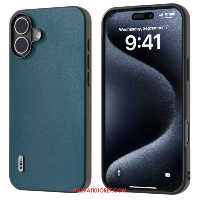 Case iPhone 16 Plus Puhelinkuoret Abeel Keinonahkaa