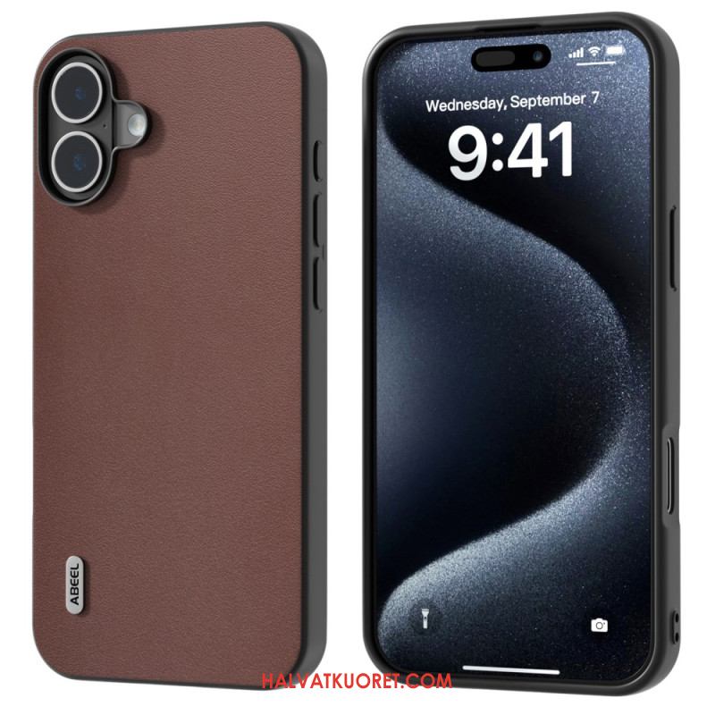 Case iPhone 16 Plus Puhelinkuoret Abeel Keinonahkaa