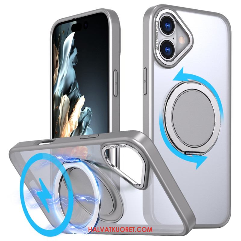 Case iPhone 16 Puhelinkuoret Magsafe-yhteensopiva Sormusteline