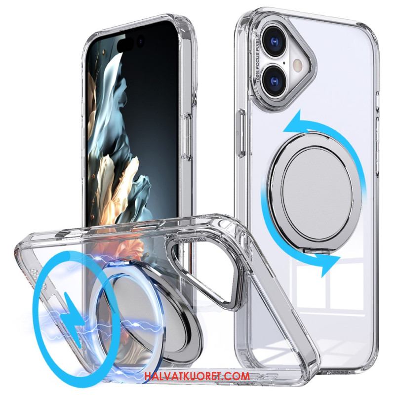 Case iPhone 16 Puhelinkuoret Magsafe-yhteensopiva Sormusteline