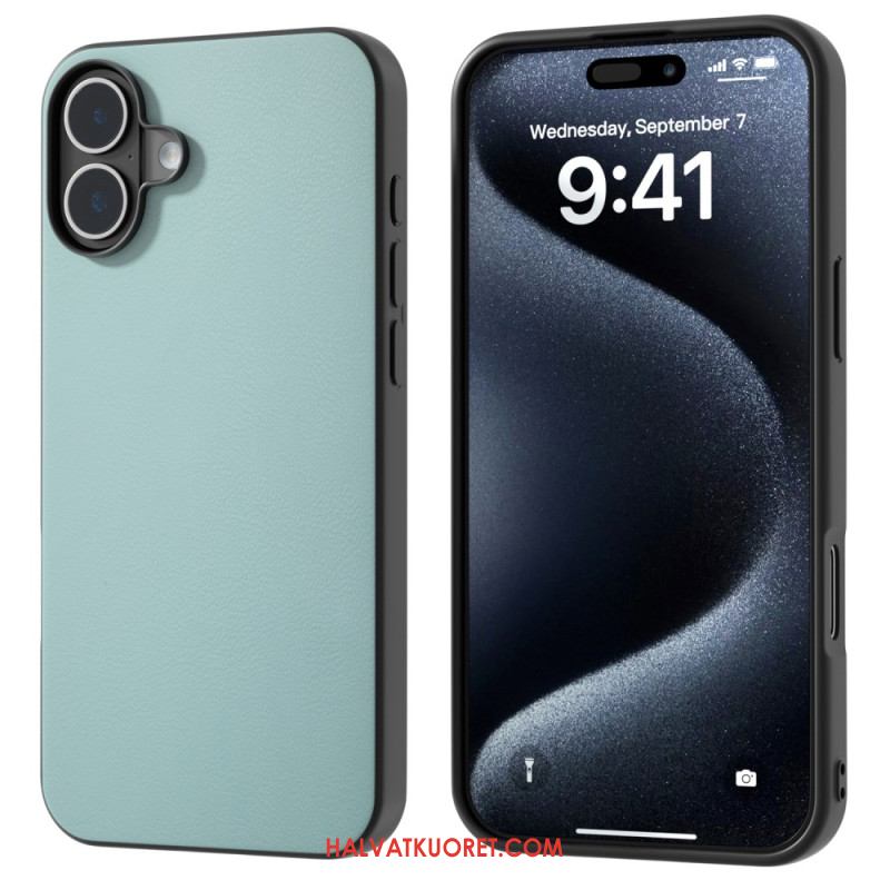 Case iPhone 16 Puhelinkuoret Nahkaefekti