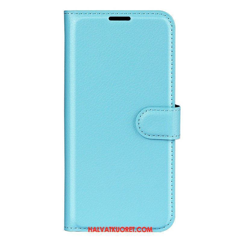 Flip Case Samsung Galaxy A14 / A14 5G Klassinen Keinonahka