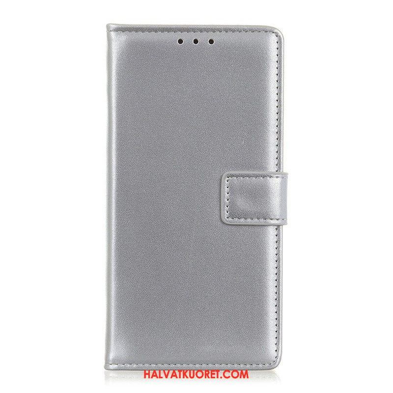 Flip Case Samsung Galaxy M13 Tavallista Keinonahkaa