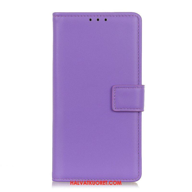 Flip Case Samsung Galaxy M13 Tavallista Keinonahkaa