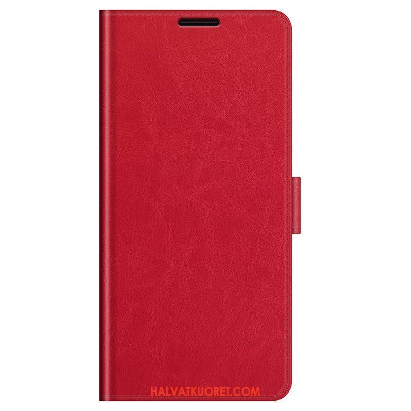 Flip Case Samsung Galaxy M32 Klassinen Nahkaefekti