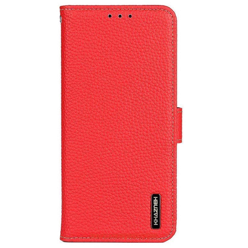 Flip Case Samsung Galaxy M33 5G Khazneh Litsi Nahka