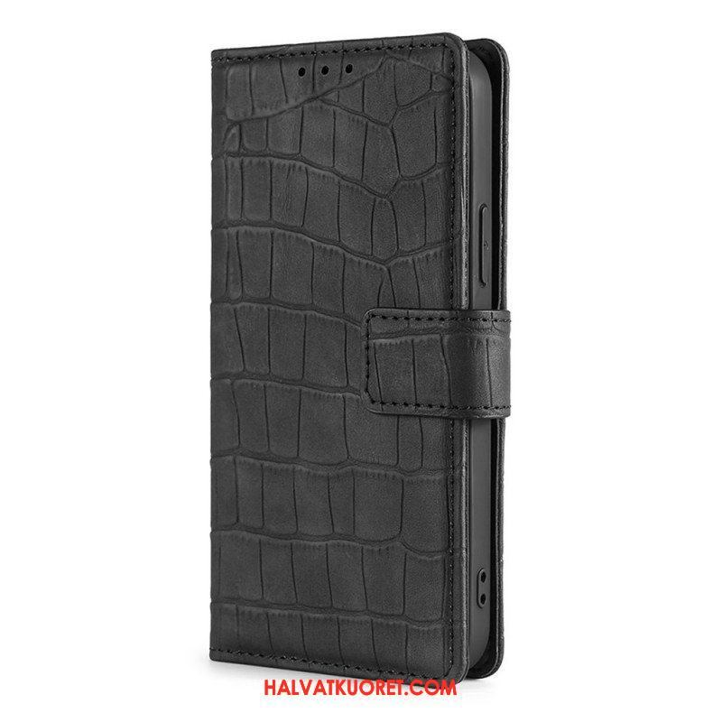 Flip Case Samsung Galaxy S22 Plus 5G Krokotiilin Ihovaikutus