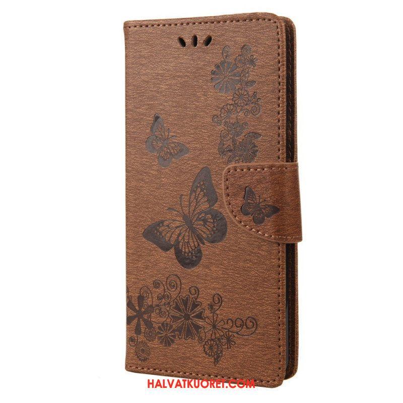 Flip Case Sony Xperia 10 IV Perhosia Lennossa