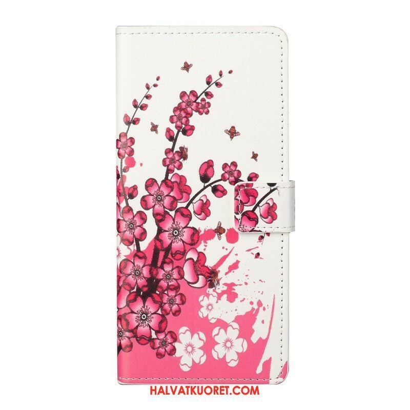 Flip Case Xiaomi Redmi Note 10 5G Trooppiset Kukat