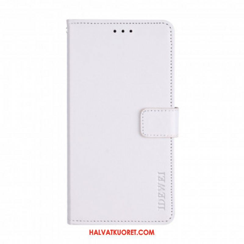 Flip Case Xiaomi Redmi Note 10 Pro Nahkajäljitelmä Idewei