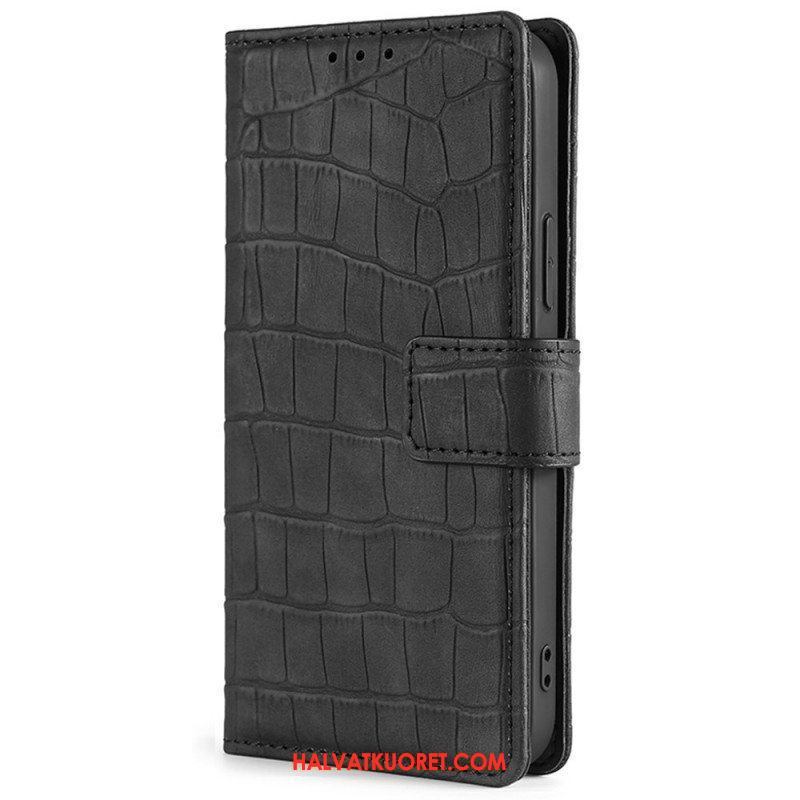 Flip Case Xiaomi Redmi Note 11 Pro / 11 Pro 5G Ihokosketuskrokotiili