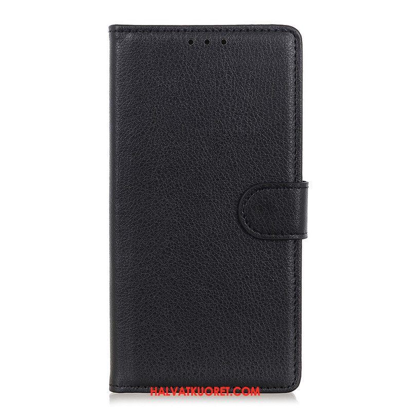 Flip Case Xiaomi Redmi Note 11 Pro Plus 5G Perinteinen Litsi-nahka