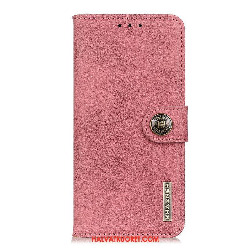 Flip Case Xiaomi Redmi Note 12 4G Keinonahka Retro Khazneh