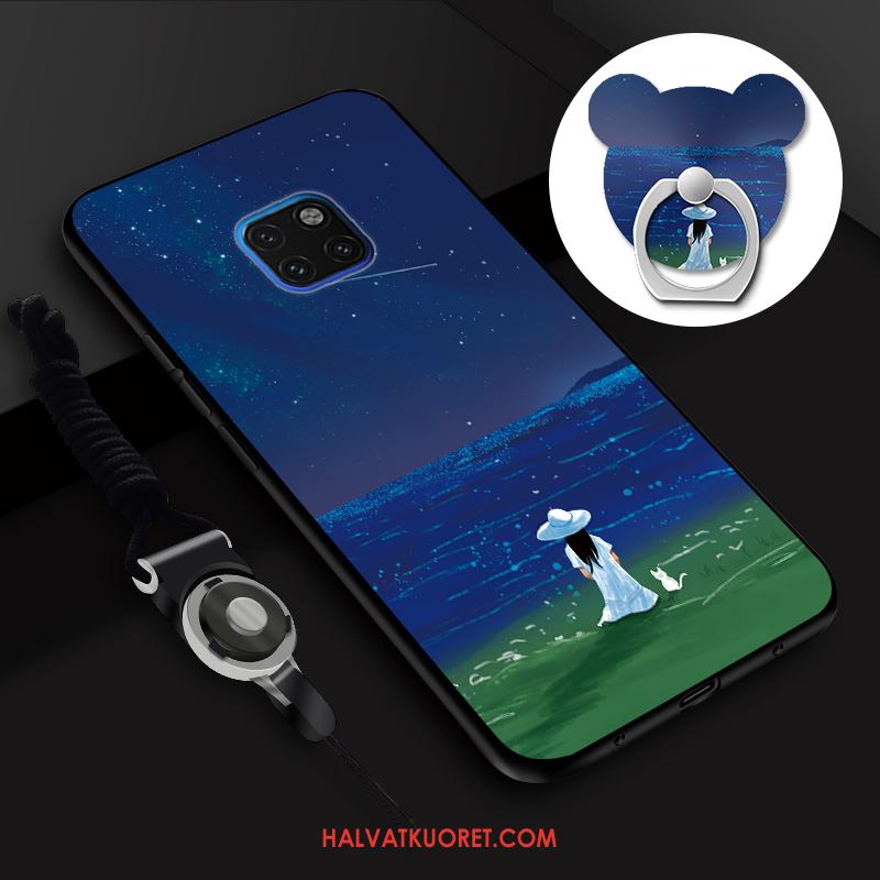 Huawei Mate 20 Pro Kuoret Ripustettava Kaula Suojaus Keltainen, Huawei Mate 20 Pro Kuori Kotelo Pehmeä Neste