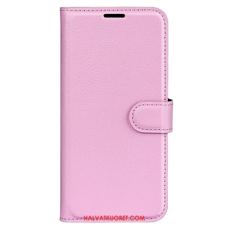 Kotelot Huawei Nova 11 Pro Classic Litchi Faux Leather