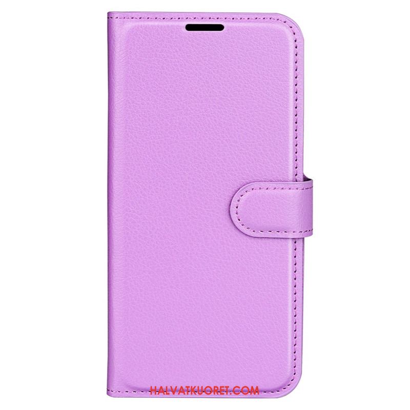 Kotelot Huawei Nova 11 Pro Classic Litchi Faux Leather