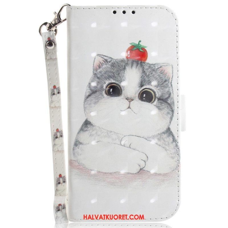 Kotelot Moto G73 5G Suojaketju Kuori Thong Graphic Cat