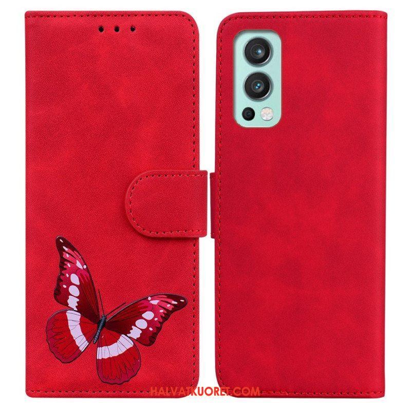 Kotelot OnePlus Nord 2 5G Skin Touch Butterfly