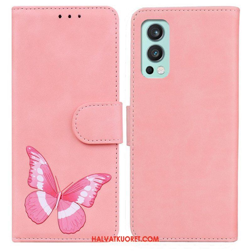 Kotelot OnePlus Nord 2 5G Skin Touch Butterfly