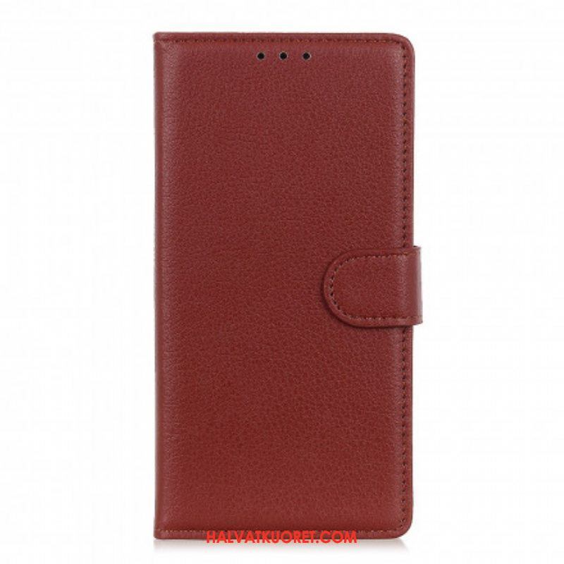 Kotelot OnePlus Nord CE 5G Perinteinen Litchi Faux Leather