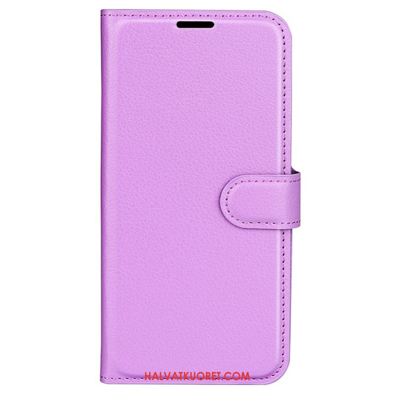 Kotelot Oppo A98 5g Puhelinkuoret Classic Litchi Faux Leather