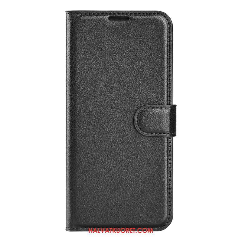 Kotelot Oppo Reno 11 5g Classic Litchi Faux Leather