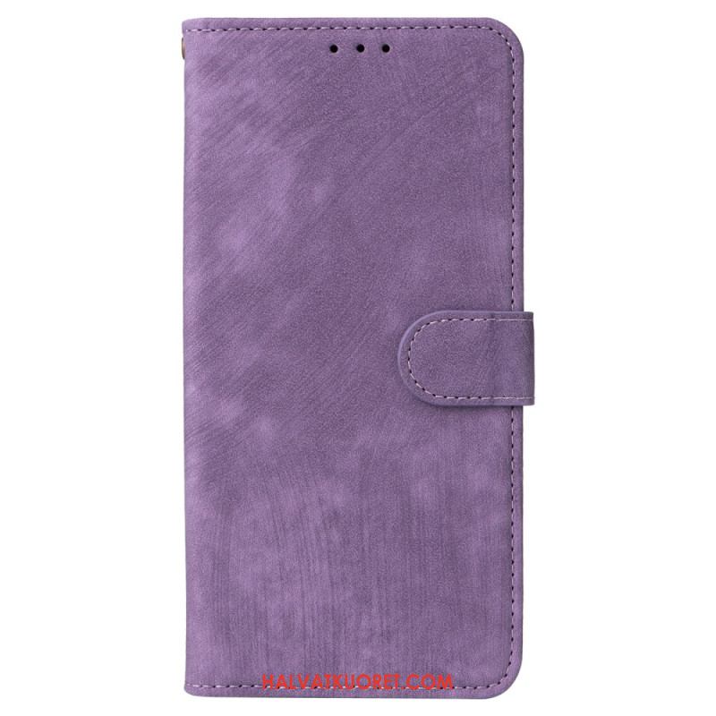 Kotelot Oppo Reno 12f 5g Puhelinkuoret Suede Effect Rfid-esto Ja Hihna