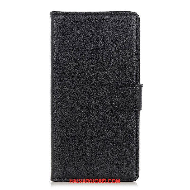 Kotelot Samsung Galaxy S21 5G Perinteinen Litchi Faux Leather